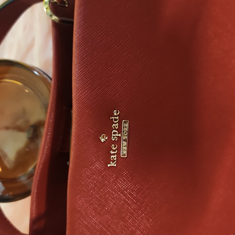 Kate Spade Red Leather Handbag - Picture 2 of 2